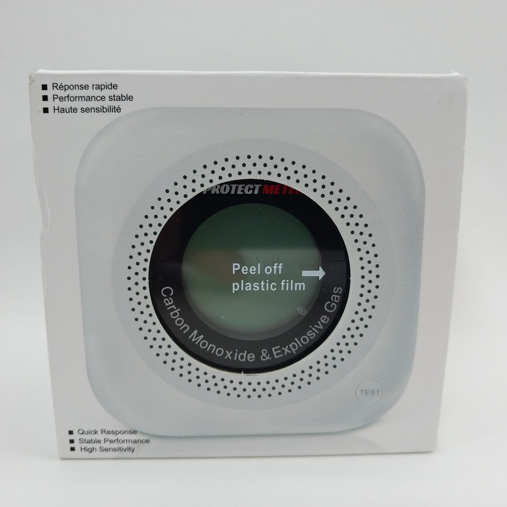Carbon Monoxide Detector Explosive Gas Detector Plug in Wall 100V CarbonAlarm