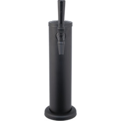 KOMOS® Matte Black Single Draft Tower With NukaTap Faucets w/ Duotight Fittings