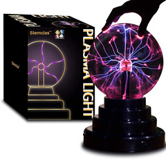 Plasma Ball/Light/Lamp, Static Electricity Globe Electric Lightning Ball, Touch