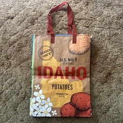 IDAHO Trader Joe’s Shopping grocery Tote Reusable Grocery Tote Bag NEW