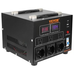 VEVOR 3000W Voltage Converter Transformer Step Up/Down 220V-110V /110V-220V CE