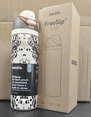 Owala Color Drop 24oz FreeSip Cowgirl Core Cow Print Water Bottle AUTHENTIC NEW