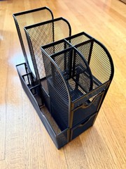 Coffee Condiment Caddy Organizer, for Coffee Cups, Stirrers, Snacks, Sugars, etc