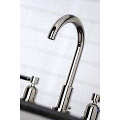Fauceture Concord Widespread Bathroom Faucet with Pop-Up Drain, Polished Nickel