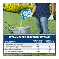 Kentucky Bluegrass Northern Grass Seed Mix, Sun Light to Partial Shade, 3 lb Bag