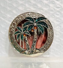BATH & BODY WORKS PALM TREES SCENTPORTABLE HOLDER VENT VISOR CLIP CAR FRESHENER