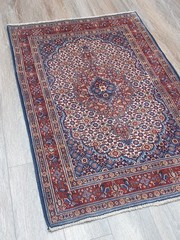Turkish Silk&Wool Hand Made Bohemian Royal Classic Design, Turkish Rug 3×4.6 Ft