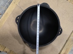 12 Liters Uzbek Cast Iron Kazan For Plov Shurpa