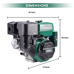 420cc 15HP OHV Horizontal Gasoline Engine Motor Electric Start Lawn Mowers