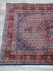 Turkish Silk&Wool Hand Made Bohemian Royal Classic Design, Turkish Rug 3×4.6 Ft