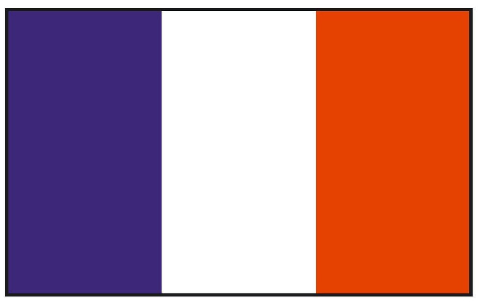 France International Flag Sticker Decal F172