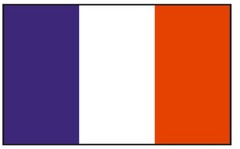 France International Flag Sticker Decal F172