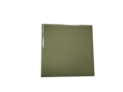 Avocado Green Ceramic Tile Shower Backsplash 4.25 in Subway Mid Century Modern