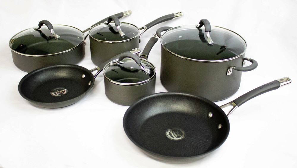 Circulon Radiance Hard Anodized Nonstick Cookware Pots & Pans Set, 10 Piece