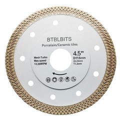 5pcs Diamond Cutting Wheel Disc 4-1/2″ Grinder Saw Blade Porcelain Tile Marble