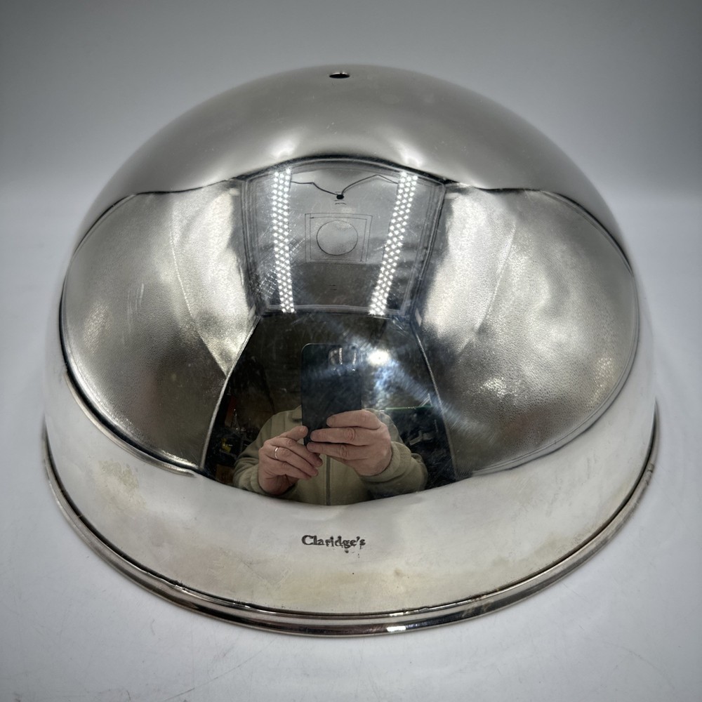 Claridge’s Chrome Lampshades 10.25”