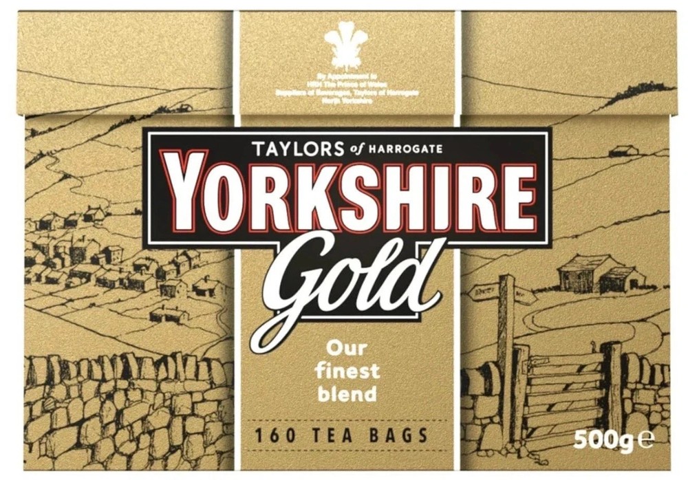 Taylors of Harrogate Yorkshire Gold Black Tea | 160 Tea Bags | 500g