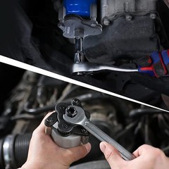 WORKPRO Universal Oil Filter Wrench Adjustable Magnetic Oil Filter Removal Tool