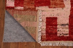 Abstract Moroccan Area Rug 5×8 Hand-knotted Wool Oriental Carpet for Any Room