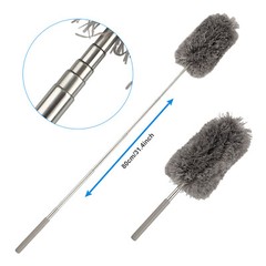 Adjustable Soft Microfiber Feather Duster Dusting Brush Household Cleaning Tool