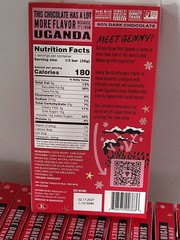 12pk YUM Beyond Good Uganda Dark Chocolate Peppermint Crunch Bar 60% Cocoa 3.5oz