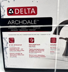 Delta Archdale 2 Handle Wide Spread Bathroom Faucet Venetian Bronze 35798LF-RB