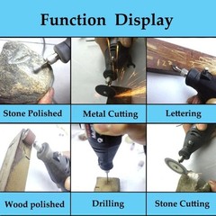 40pcs Mini Electric Drill Rotary Tool Accessory Kit Grinding Polishing Sanding S