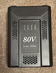 3.5Ah Lithium-ion Rechargable Battery Li-ion 80V Max Tools KB3080-06