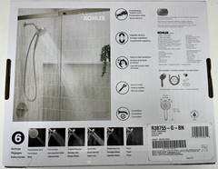 Kohler Assert Multifunction Handshower 1.75GPM R38755-G-BN – Brushed Nickel