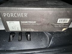 PORCHER 5128.801.002 DIAMETRIQUE WIDESPREAD FAUCET, CHROME
