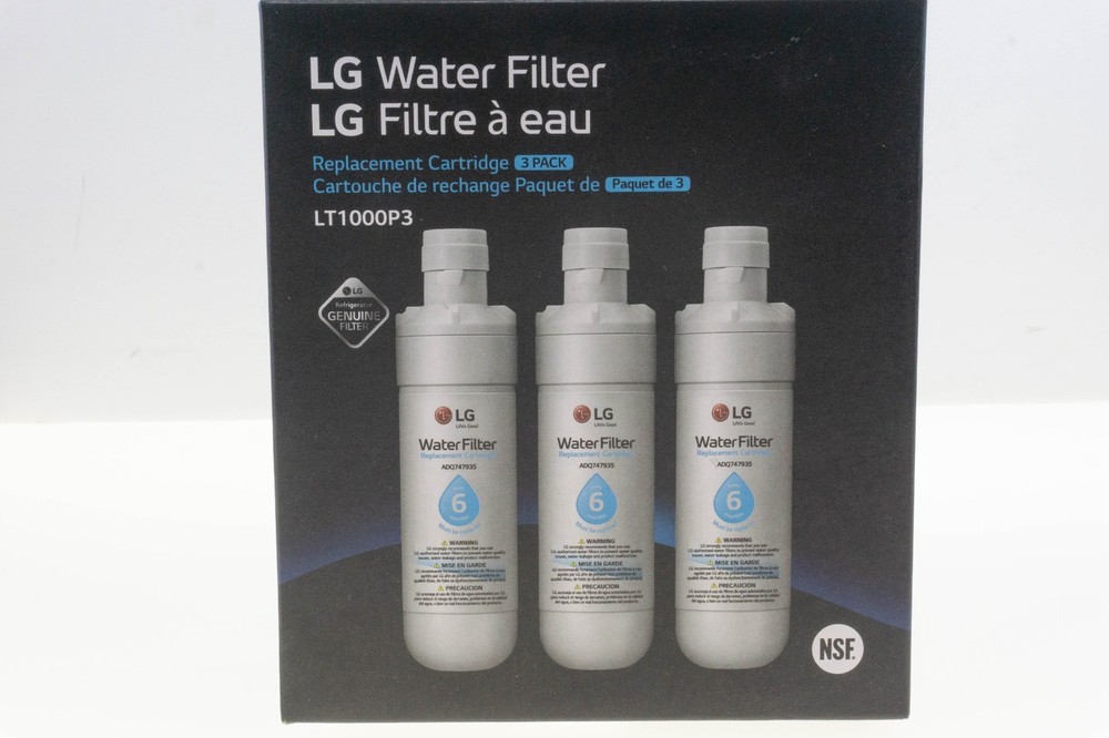 GENUINE OEM Water Filter LG LT1000P3 – 3 Pack New in Box ADQ747935 SEALED