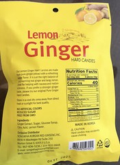 Lemon Ginger Hard Candy 100g X 3- Gluten Free