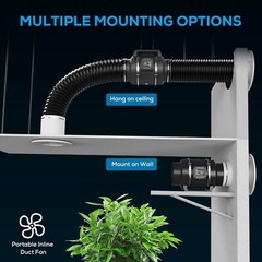 AITECAC 6 Inch Inline Fan Air Carbon Filter Ducting w/ Smart Controller for Tent