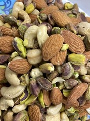 Raw Cashews Raw Almonds Raw Shelled Pistachios Fiesta Gourmet Mix by Agro Sun