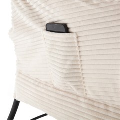 Modern Accent Chair Contemporary Lounge Leisure Upholstered Sofa Chair White
