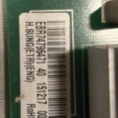 EBR74796471 OEM LG Refrigerator Main Control Board Replacement