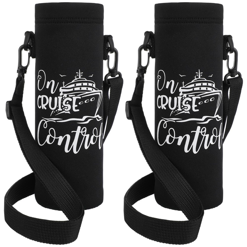 Reallnaive 2 Pcs Carnival Cruise Essentials about 3.15 inches/ 8 cm, black