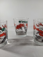 Lot of 3 Don’s Seafood & Steakhouse Restaurant Rocks Low Ball Drinking Glasses