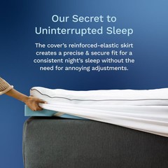 Mattress Topper – 4 Inch – CertiPUR-US Certified Gel Memory Foam –