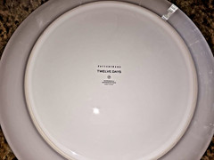 POTTERY BARN 12 DAYS OF CHRISTMAS STONEWARE CHARGER PLATE 14″