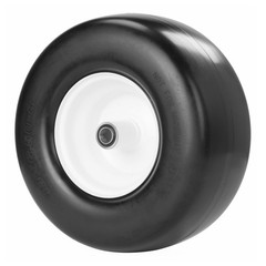 2pcs 13×6.50-6 Flat Free Lawn Mower Tires and Wheel 13×6.5-6 13×6.5×6
