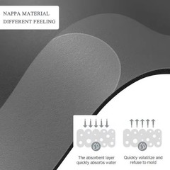 SUPER Water Absorbent Bath Mat Non-Slip Quick Dry Bathroom Shower Rug 24″/32″.