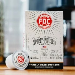Fire Department Coffee, Vanilla Bean Bourbon Infused, Premium K-Cup Coffee Pods