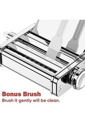 3-in-1 Pasta Attachment for KitchenAid Stand Mixer – Stainless Steel Pasta Maker