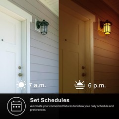 Compact Light Almond Smart Light Switch – Voice Control with Alexa & Google