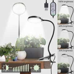 30W/60W Full Spectrum Clip Plant Grow Lamp LED Grow Light for Indoor Plant