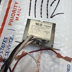 OEM RUUD RHEEM 120v 60hz / 24v 40va TRANSFORMER BE161640GDD 0035