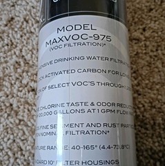 Watts Premier 5 Micron Carbon Block Filter Removes Chlorine, Bad Tastes Odors