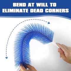 3-Pack Bendable Fan Cleaning Brush – Reusable Microfiber Duster for Fans&Curtain