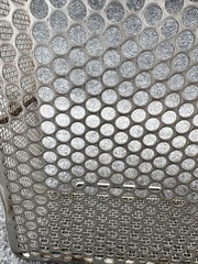 Stainless Steel Mesh Rectangular Washing Basket, 9” L x 7” W x 3.25” H New Other
